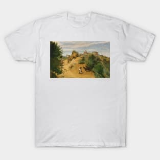 Genzano by Jean-Baptiste-Camille Corot T-Shirt